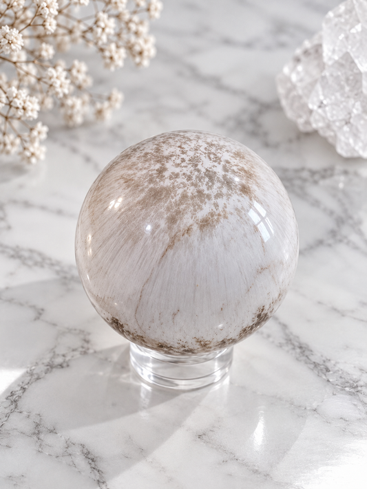 Scolecite Crystal Sphere
