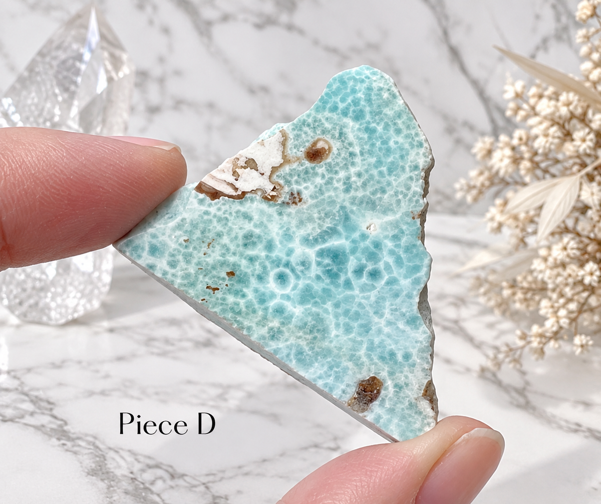 Raw Larimar Crystal Shards