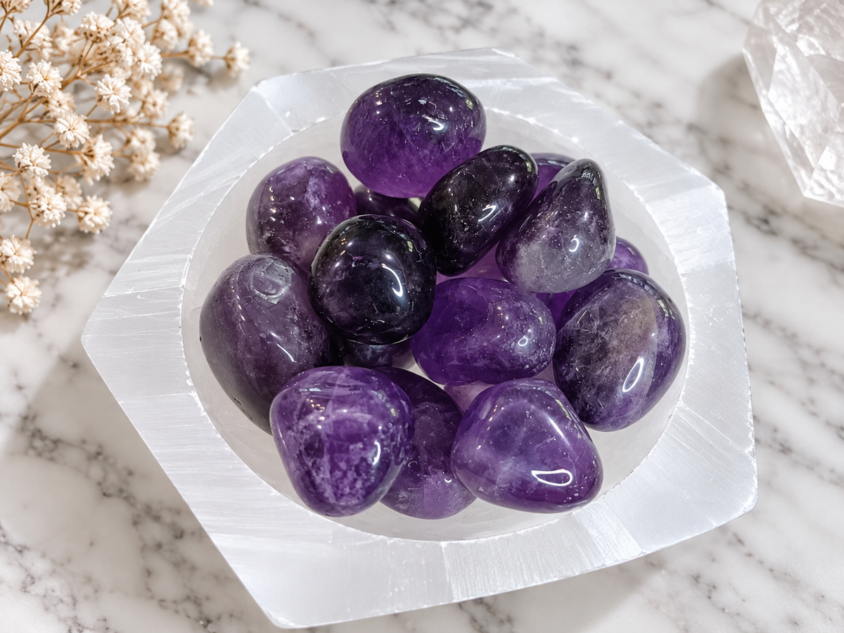 Amethyst Crystal Tumble