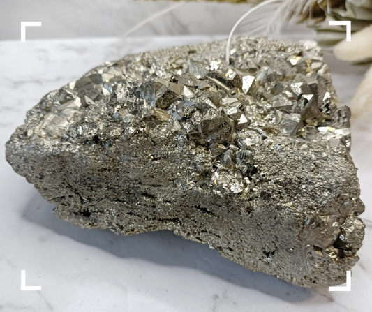 Pyrite Crystal Cluster