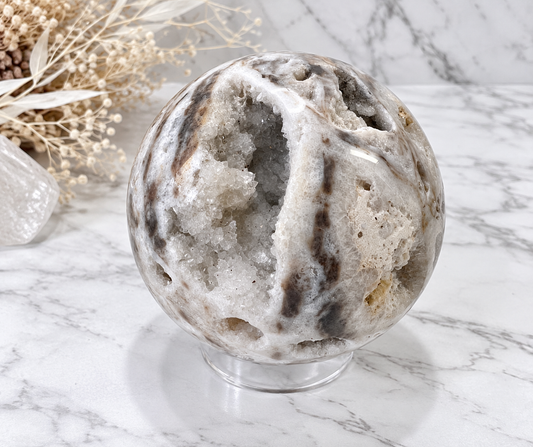 Druzy Sphalerite Crystal Sphere 1