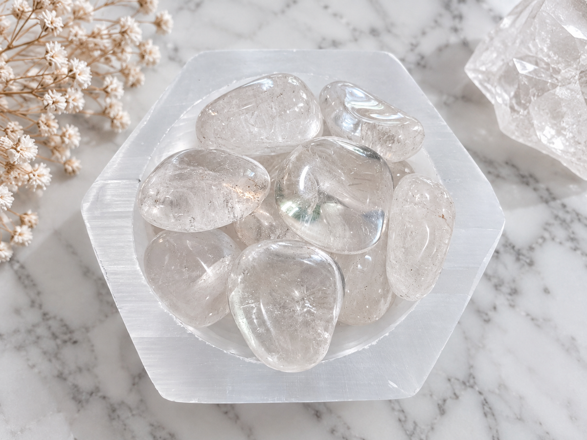Clear Quartz Crystal Tumble