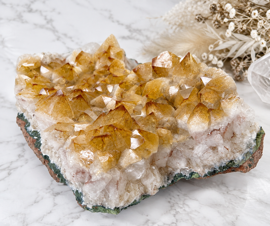 Citrine Crystal Cluster