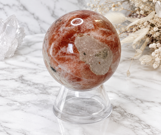 Sunstone Crystal Sphere