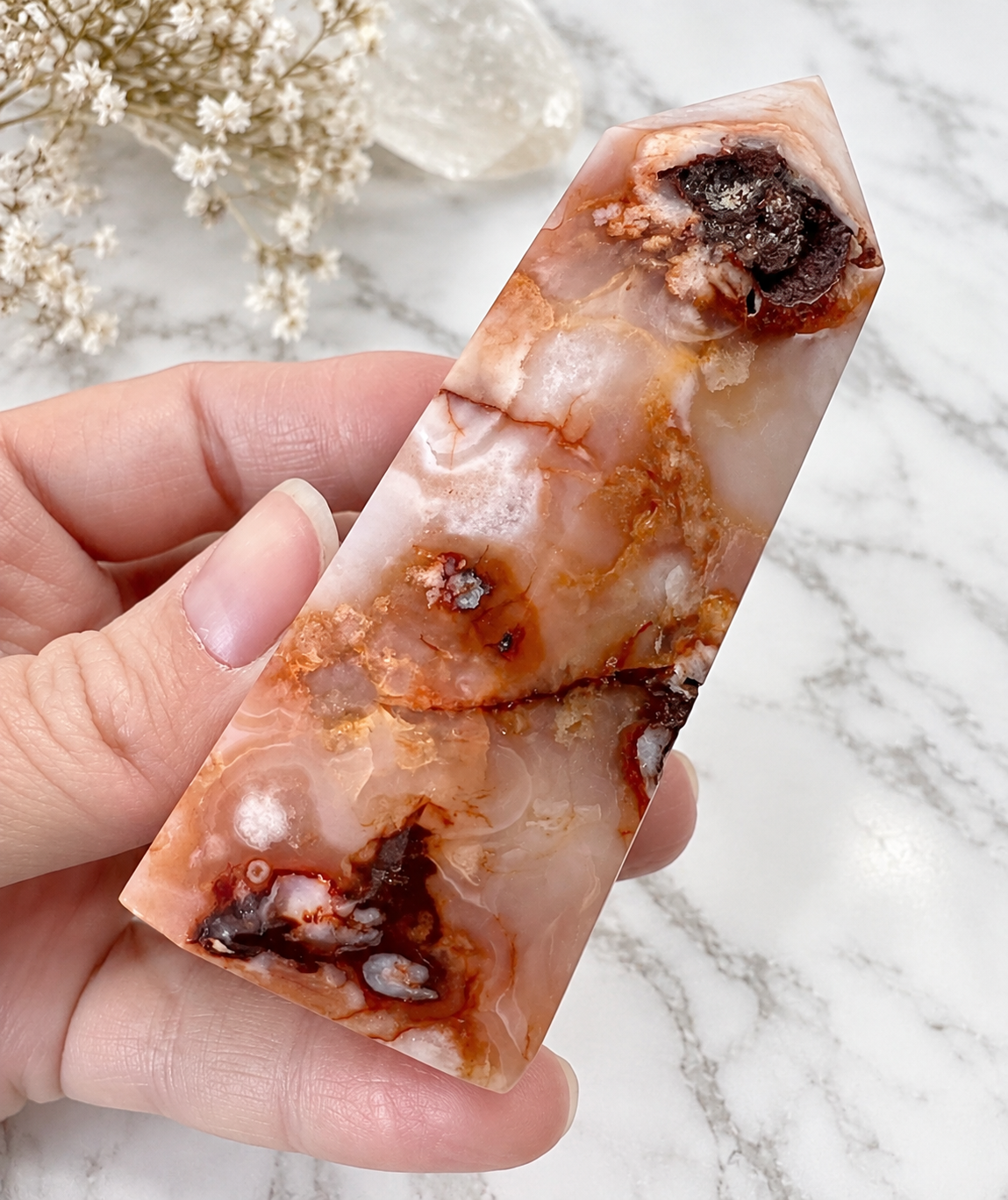 Carnelian Crystal Tower 1