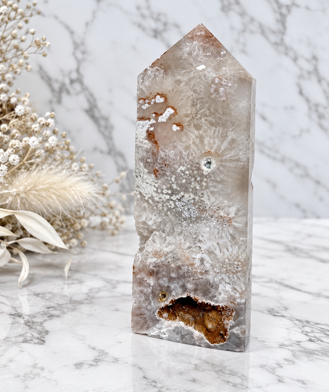Pink Amethyst Crystal Obelisk Medium