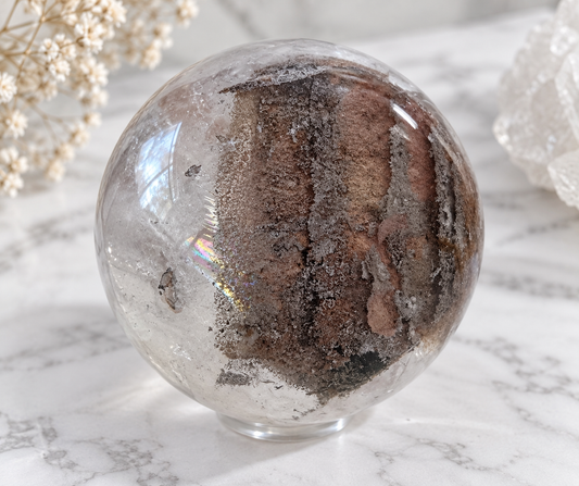 Garden Quartz Crystal Sphere
