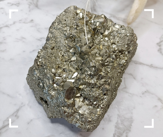 Pyrite Crystal Cluster