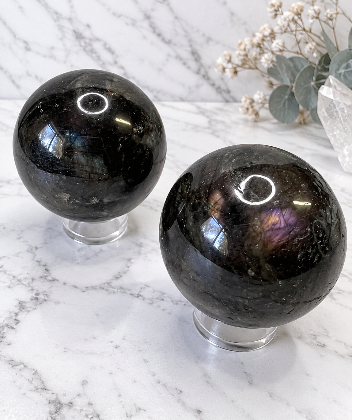 Labradorite Crystal Sphere