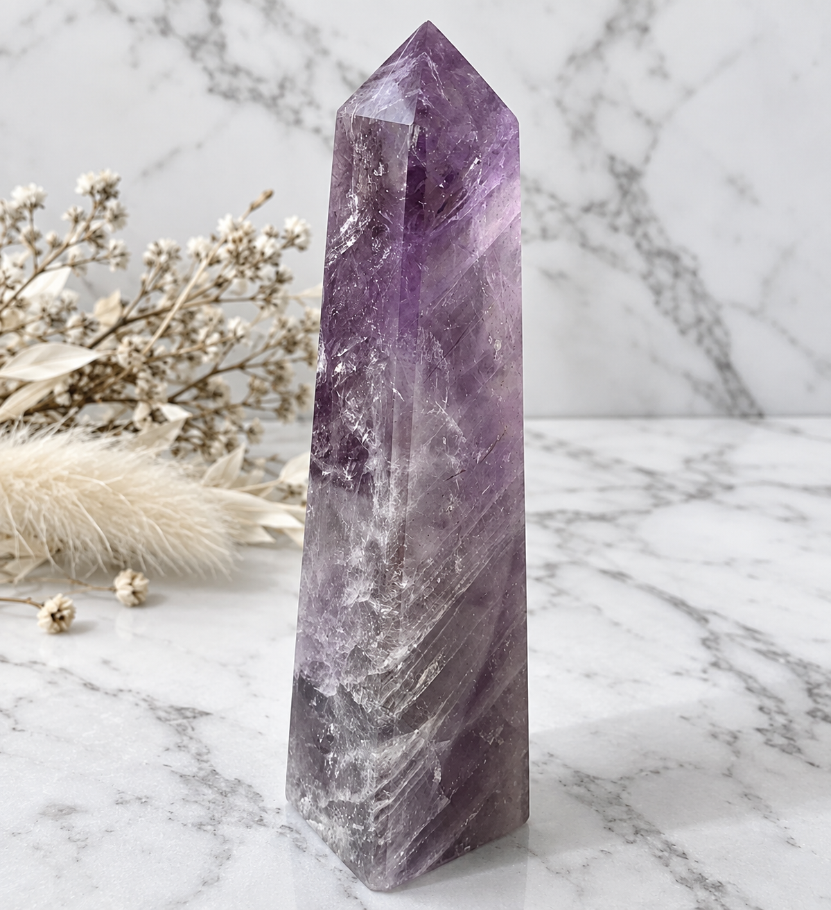 Amethyst Crystal Obelisk 1