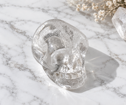 Clear Quartz Crystal Skull
