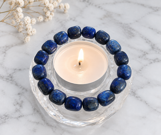 Lrg Lapis Lazuli Crystal Bracelet