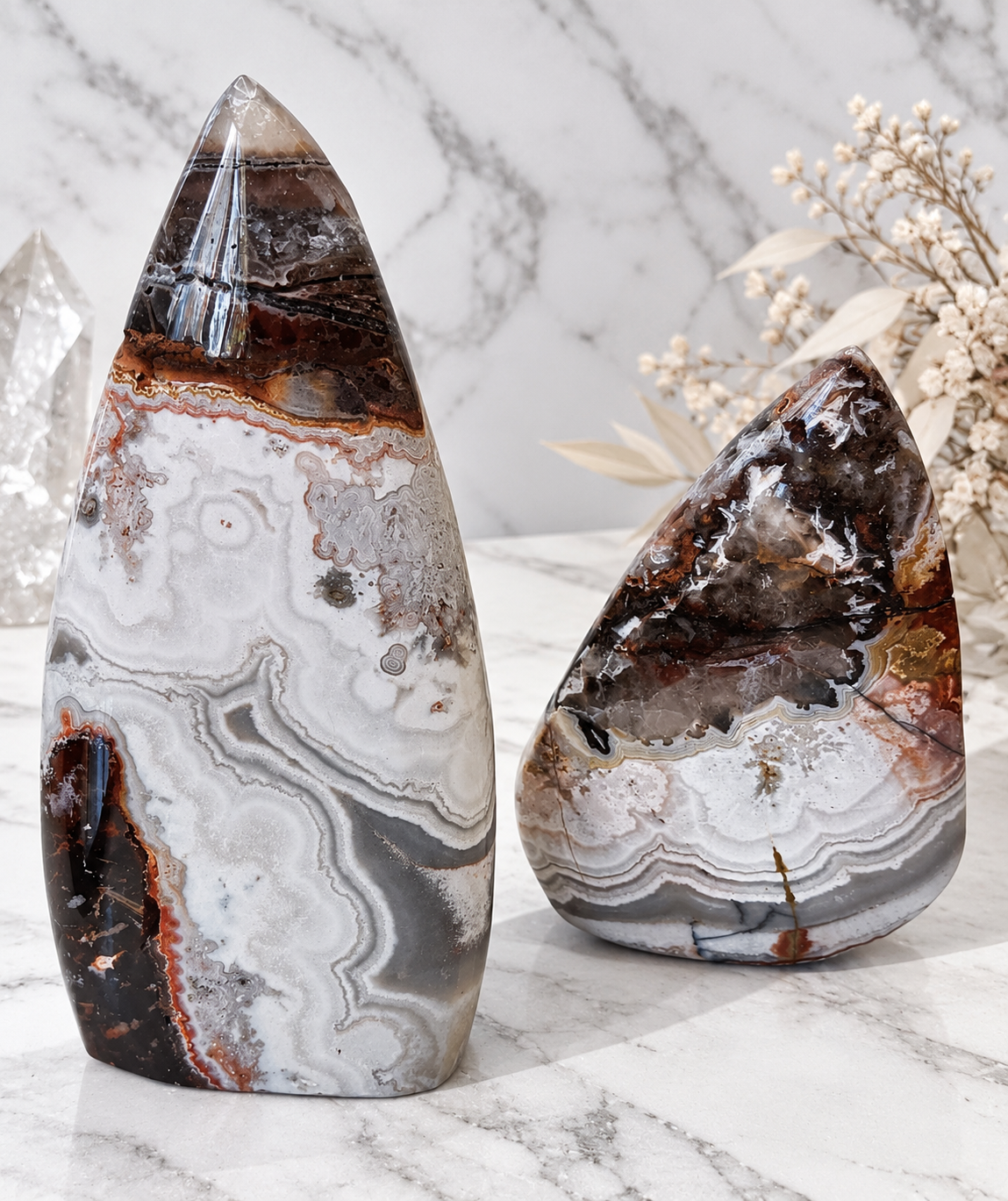 Mexican Crazy Lace Agate Crystal Freeform
