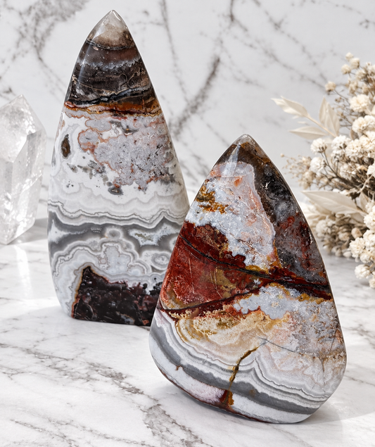 Mexican Crazy Lace Agate Crystal Freeform