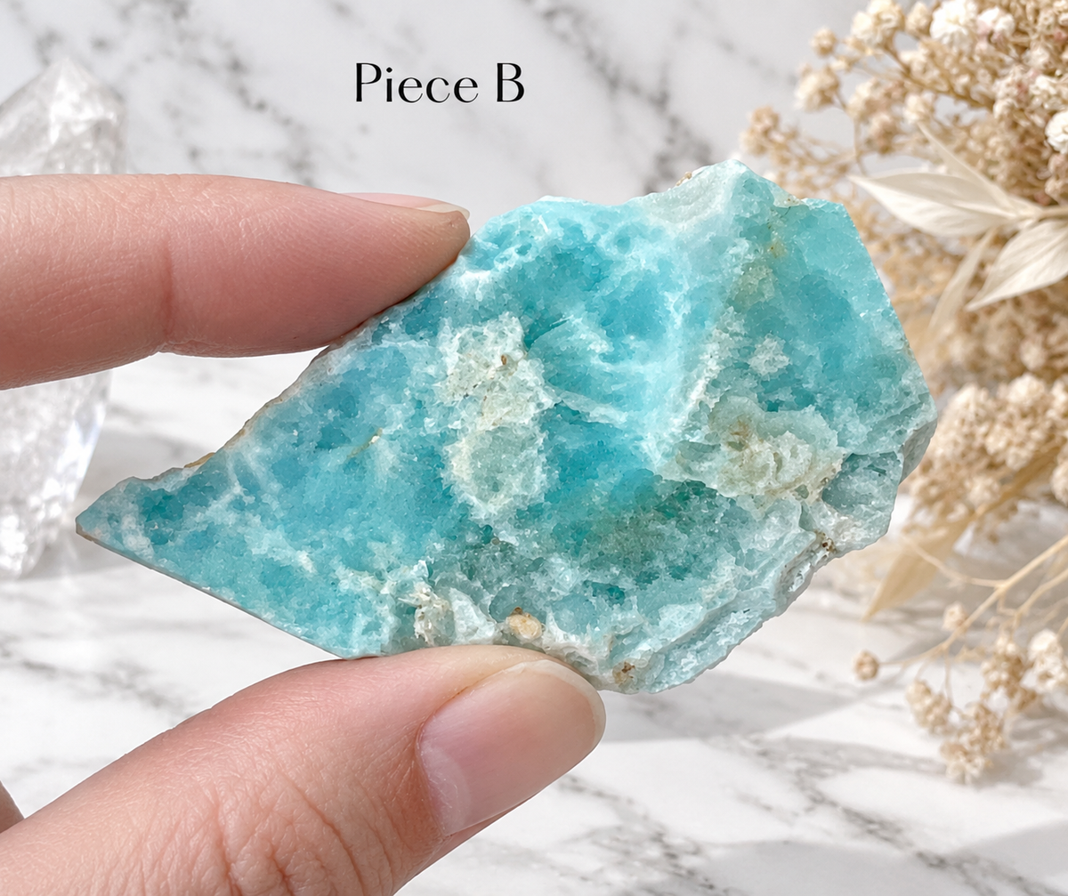 Raw Larimar Crystal Shards