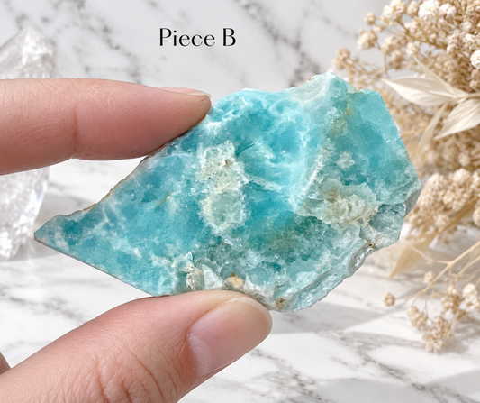 Raw Larimar Crystal Shards