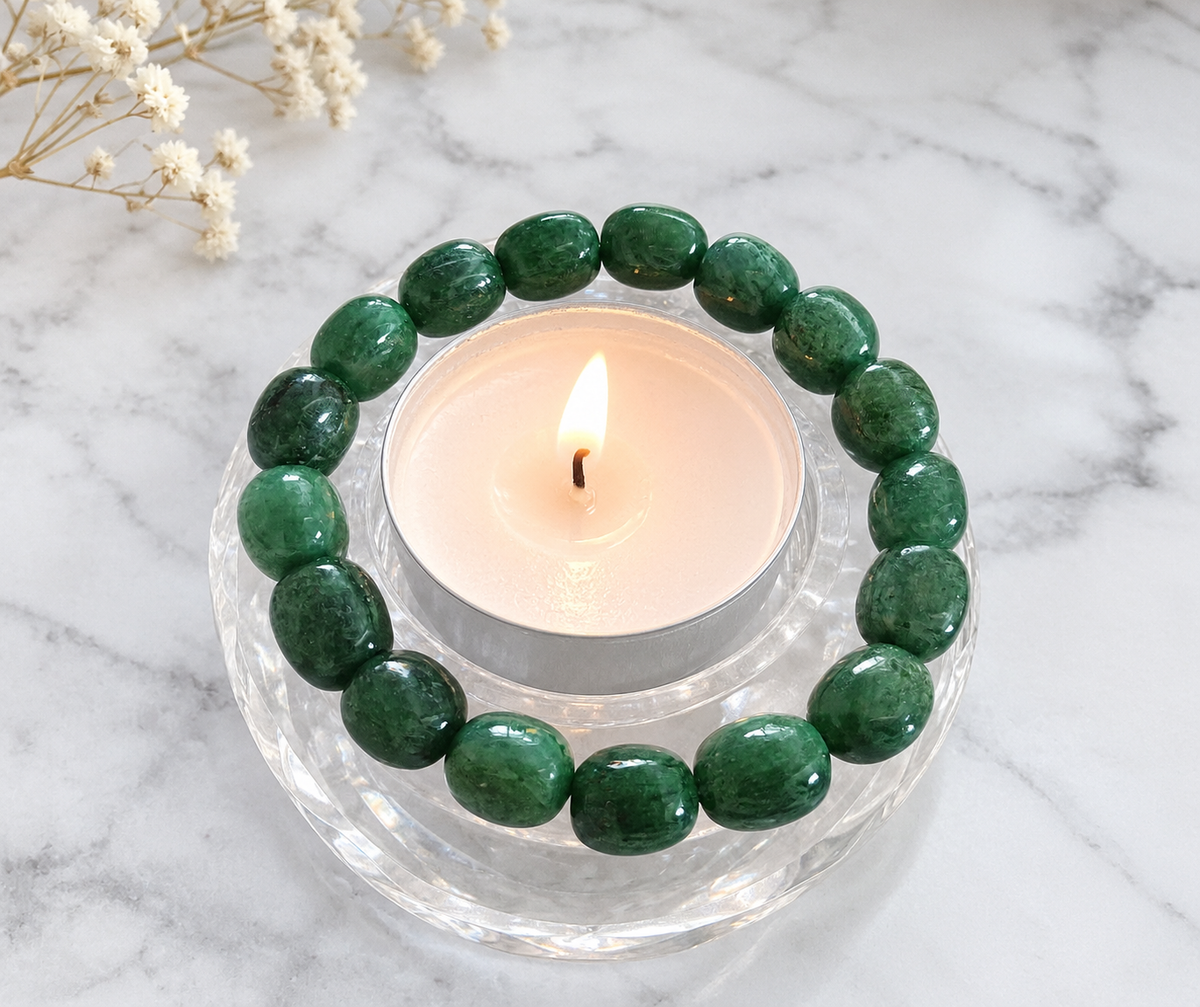 Lrg Bloodstone Crystal Bracelet