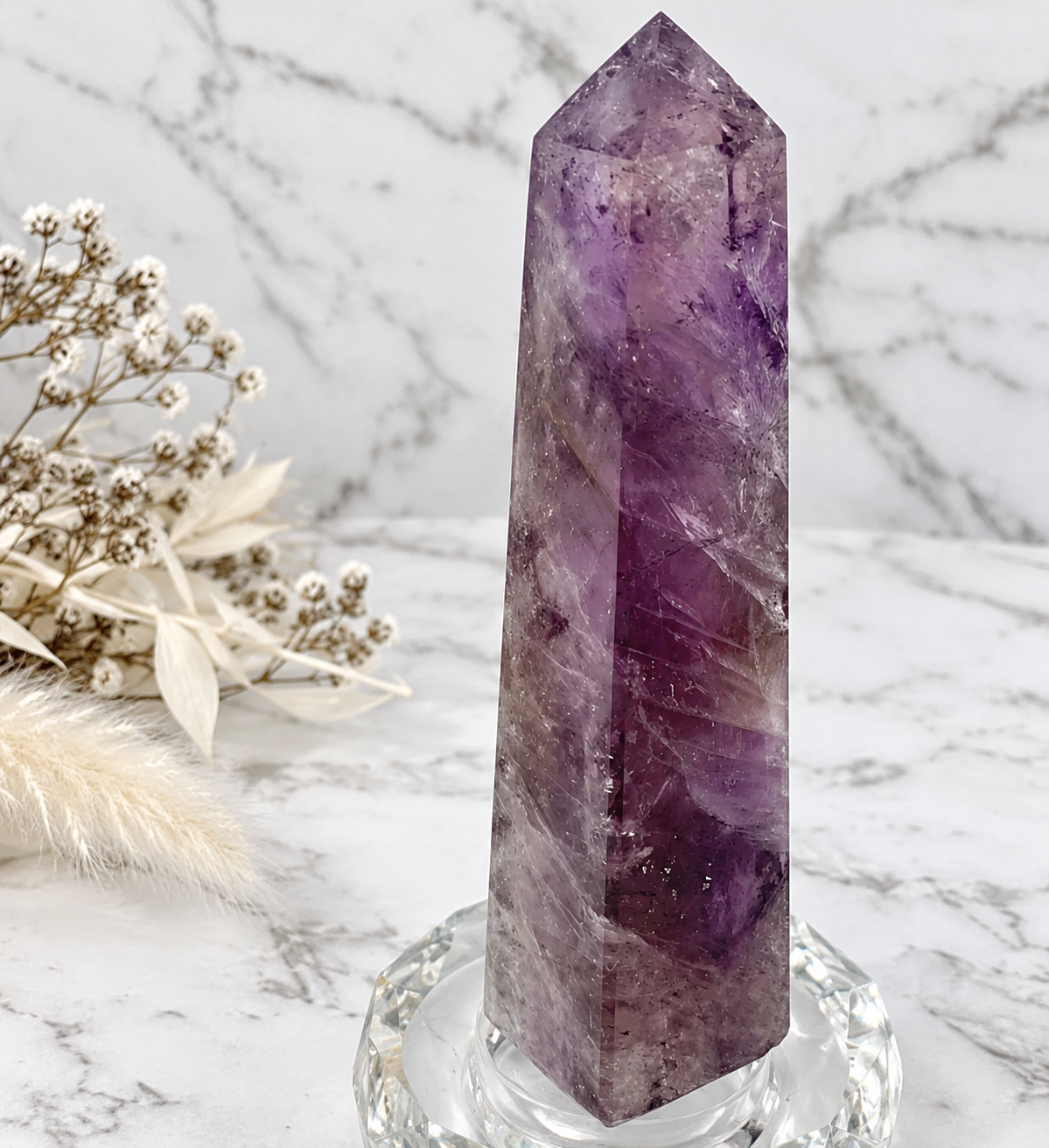 Amethyst Crystal Obelisk 1