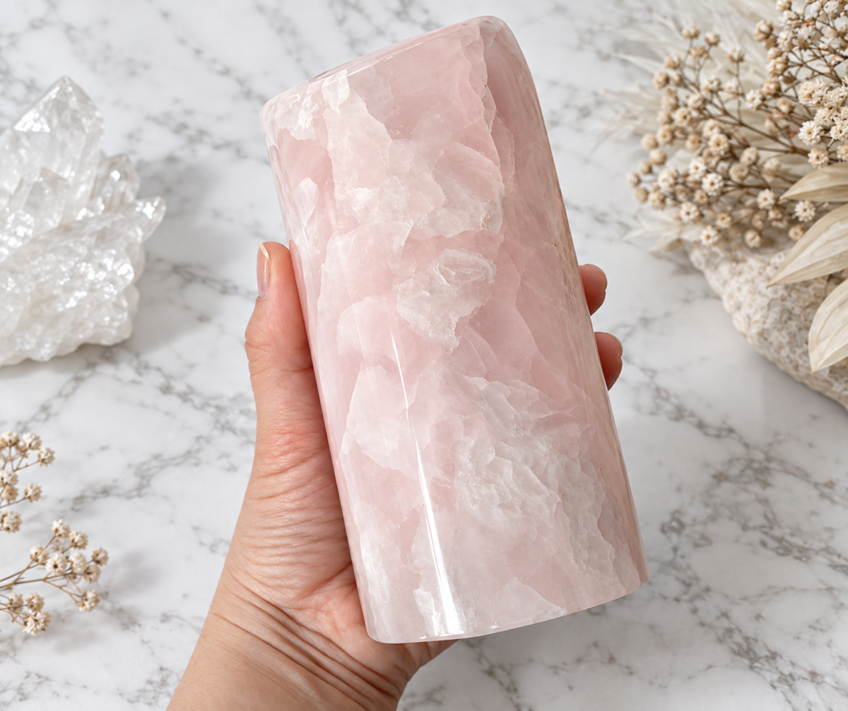 Mangano Calcite Crystal Lamp