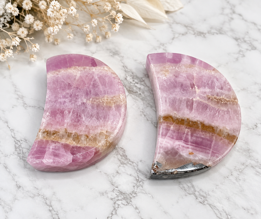 Cobalto Calcite Crystal Moon
