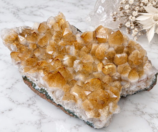Citrine Crystal Cluster