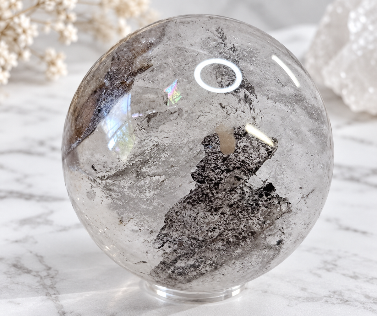 Garden Quartz Crystal Sphere