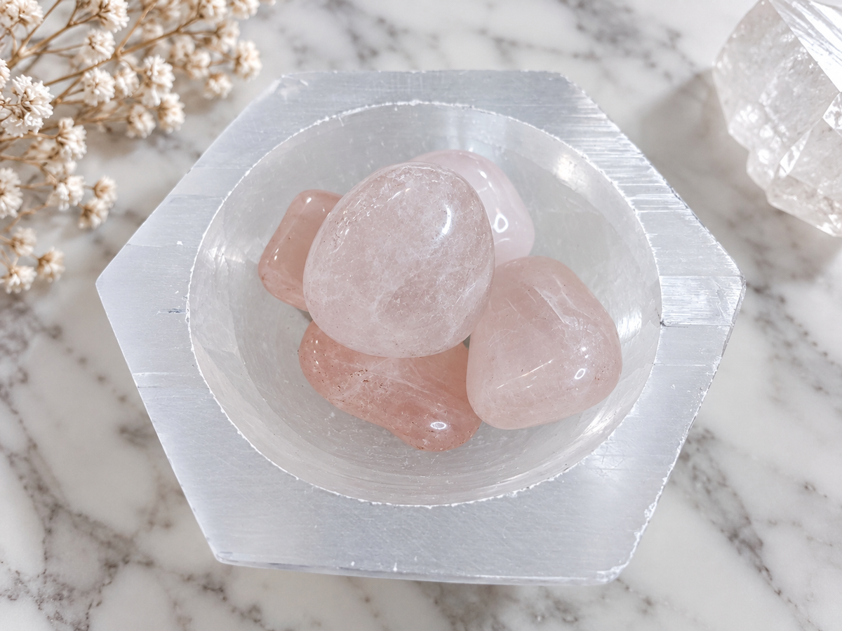 Rose Quartz Crystal Tumble