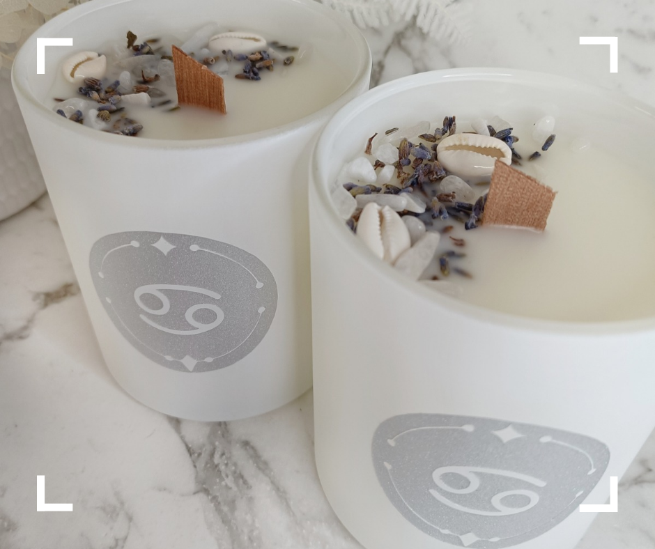 Cancer Crystal Candle