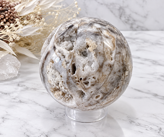 Druzy Sphalerite Crystal Sphere 1