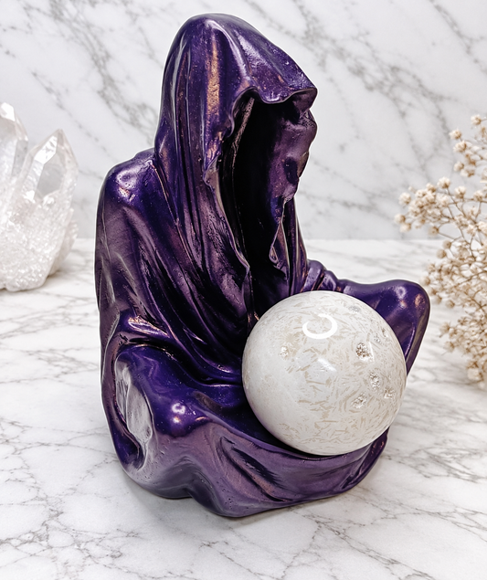 Purple Mage Crystal Sphere Holder