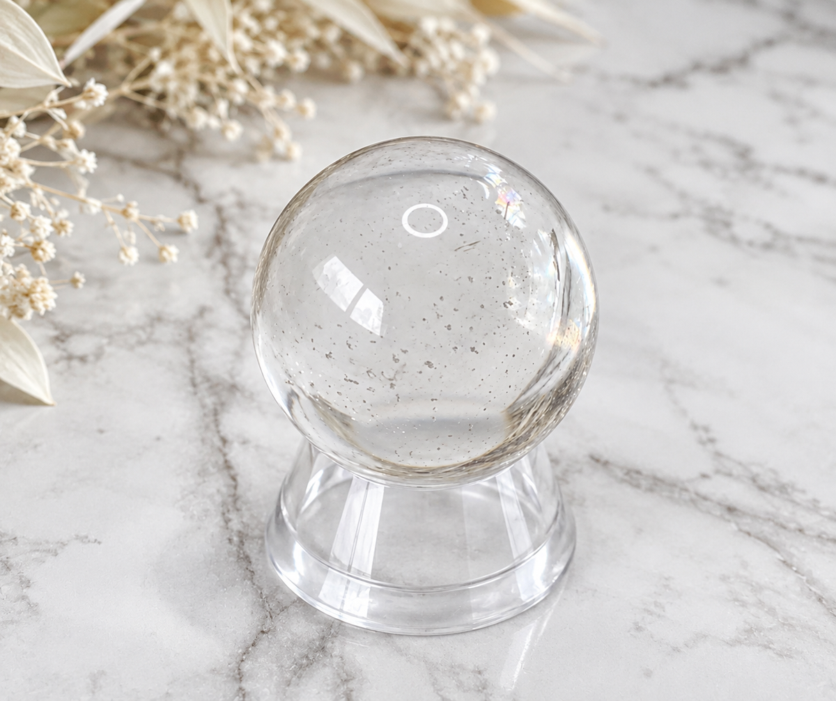Clear Quartz Crystal Sphere