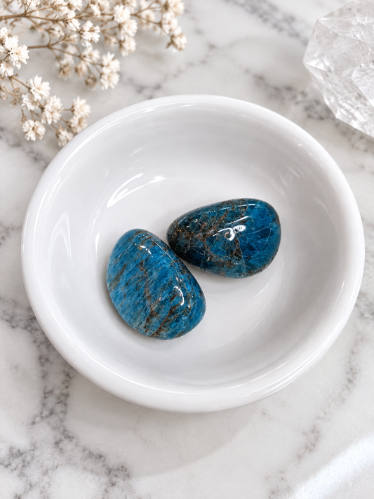 Apatite Crystal Tumble