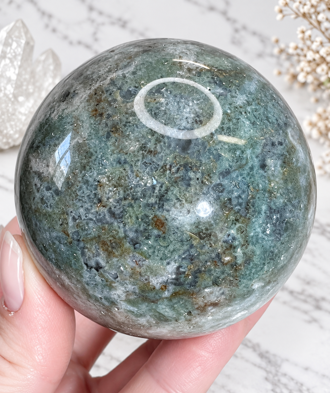 Ocean Jasper Crystal Sphere