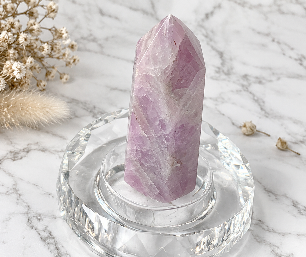 Kunzite Crystal Tower