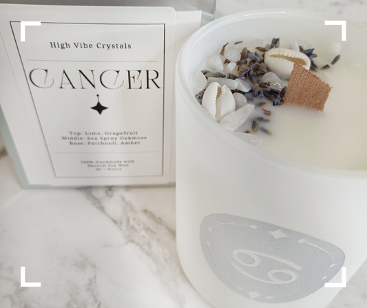 Cancer Crystal Candle
