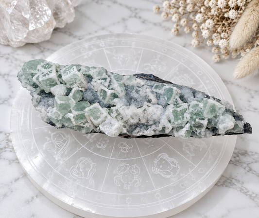 Fluorite And Sphalerite Crystal Cluster