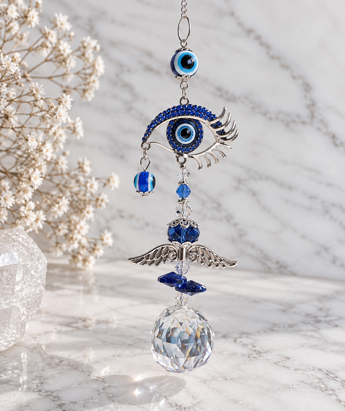 Evil Eye Crystal Sun Catcher