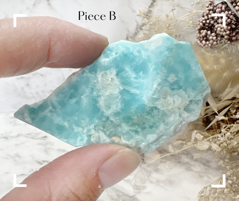 Raw Larimar Crystal Shards