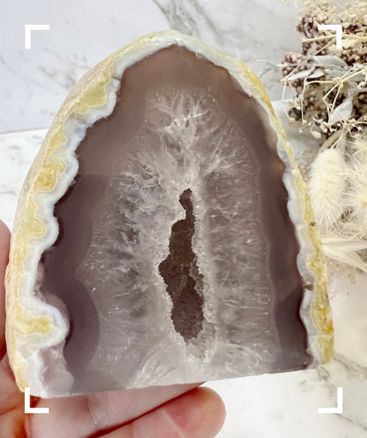 Agate Base Crystal Geode 3