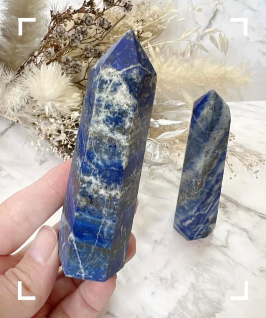 Lapis Lazuli Crystal Tower