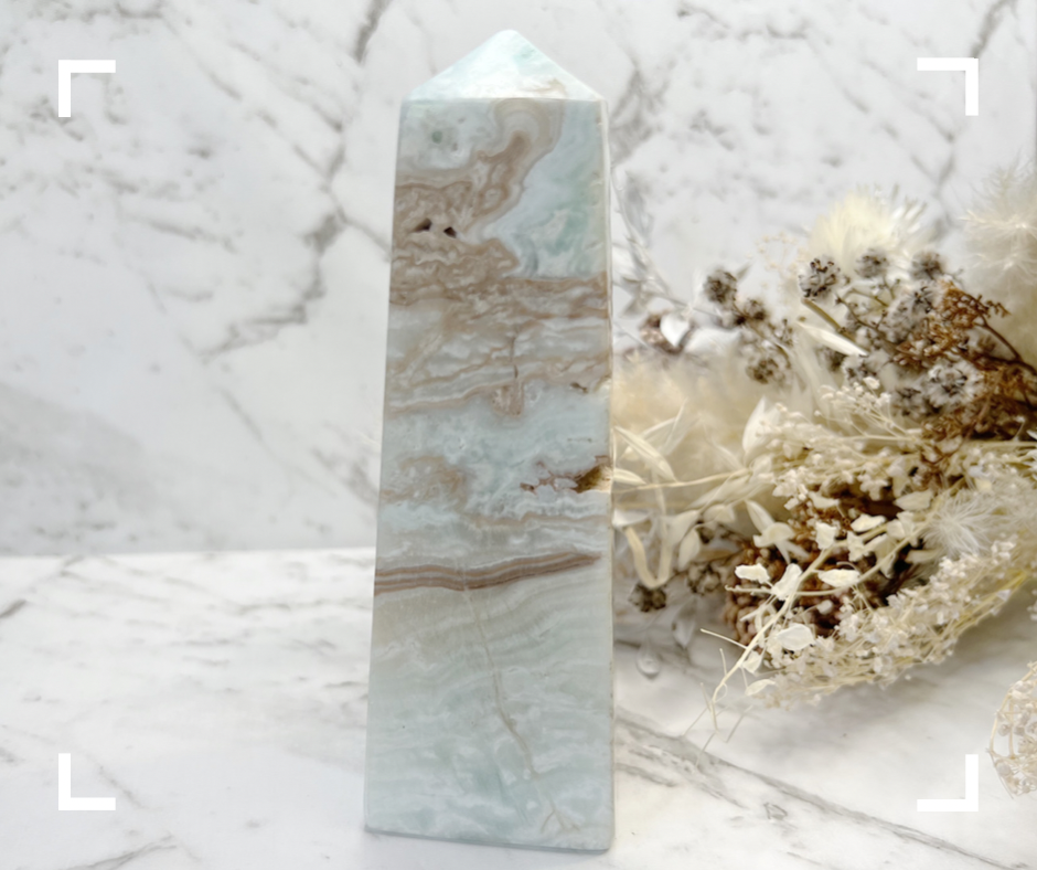 Caribbean Calcite Crystal Obelisk