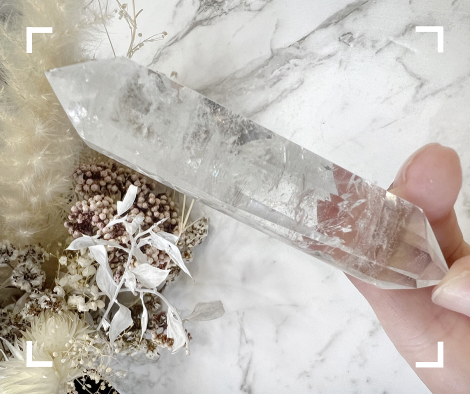 Clear Quartz Crystal Wand