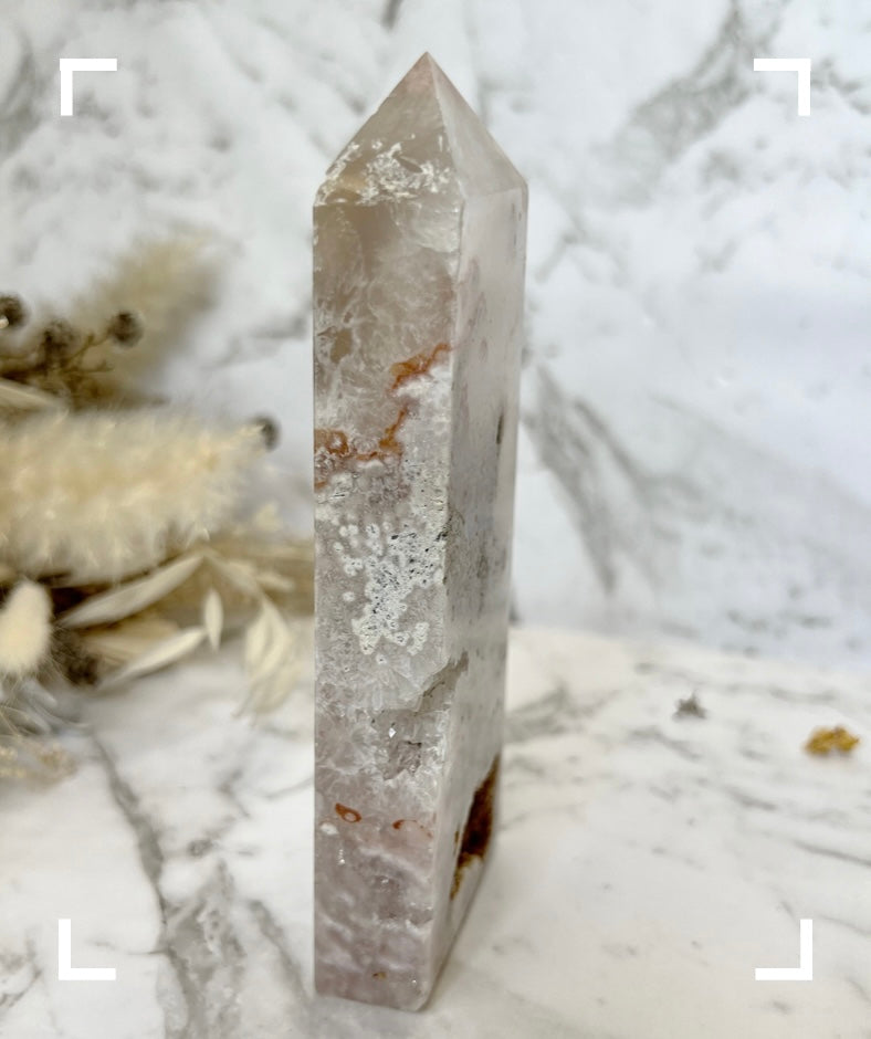 Pink Amethyst Crystal Obelisk Medium