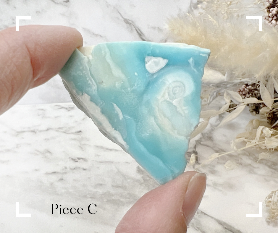 Raw Larimar Crystal Shards