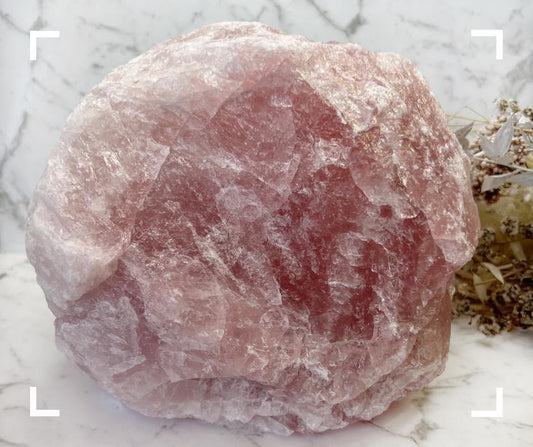 Rose Quartz Crystal Raw Piece