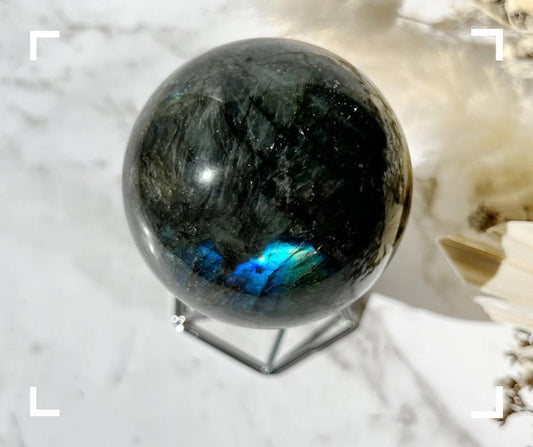 Labradorite Crystal Sphere 2