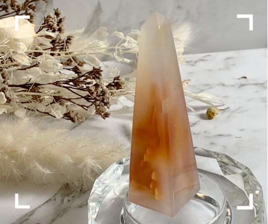 Carnelian Crystal Obelisk