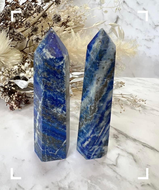 Lapis Lazuli Crystal Tower