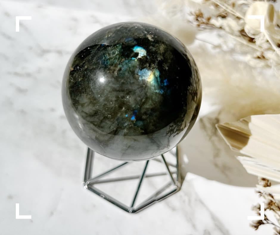 Labradorite Crystal Sphere 2