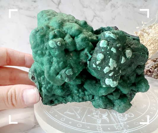 Malachite & Chrysocolla Crystal Raw Form